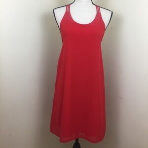 EUC Ya (Los Angeles) Back Out Red Dress. Sz S.
